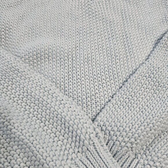 Lucky Brand Women's all Cotton V Neck Pale Blue Sweater size XL - Picture 6 of 9